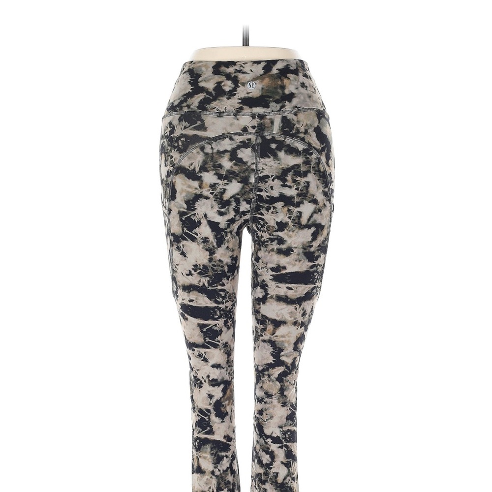Lululemon Athletica Black and Tan Leggings for Versatile Comfort
